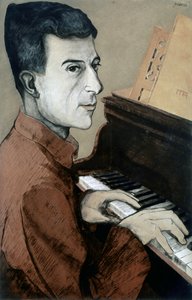 Portrait of Joseph-Maurice Ravel by Achille Ouvre