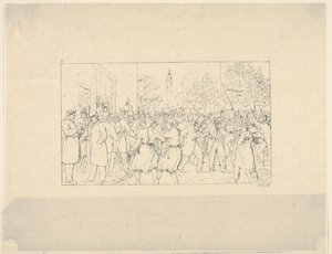 Election in Baltimore, November, 1862 from Confederate War Etchings