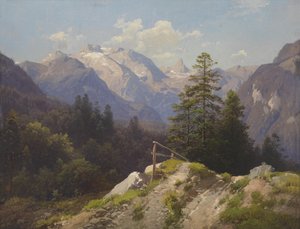 Prof. Waagen Die Tauern von Berchtesgaden Aus