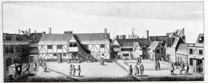 South View of Arundel House in London, etched by Wenceslaus Hollar and published in 1792 by Adam Alexius Bierling
