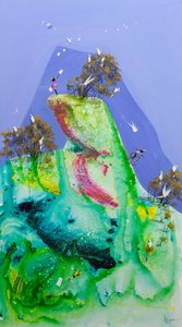 Whimsical Mountain Flight by Adam Bogusz