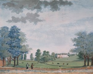 The Great House and Park at Chawton by Adam Callander