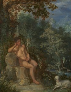 Saint John the Baptist in the Wilderness by Adam Elsheimer