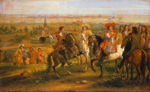 Capture of Lille by Louis XIV, August 28 by Adam Frans van der Meulen