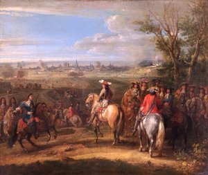 Louis XIV at a Siege by Adam Frans van der Meulen