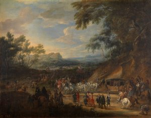 Luis de Benavides Carrillo, Marquis of Caracena and His Cortège