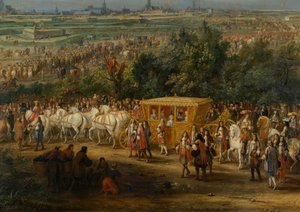 The Entry of Louis XIV by Adam Frans van der Meulen
