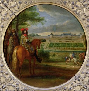 View of the New Palace of Saint-Germain from the Terraced Side, 1669 by Adam Frans van der Meulen