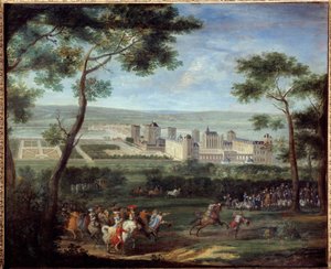 View of the castle of Vincennes around 1660