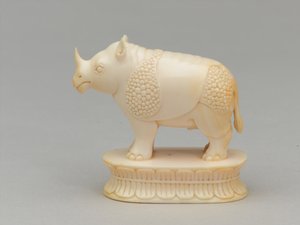 White Bishop, Chess Piece, India, Circa 1820