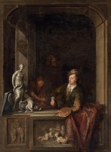 The Artist in His Studio