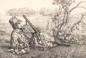 Landscape with a Resting Hunter