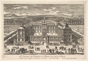 The Castle of Richelieu in Poitou from the Entrance Side