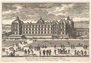 View of the Château de Richelieu from the Park Side by Adam Perelle