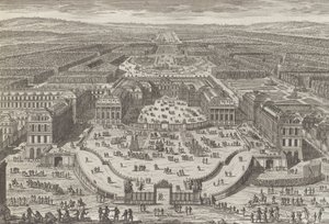 General View of the Chateau de Versailles by Adam Perelle