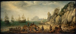Wild Goat Hunt on a Rocky Seashore