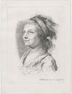 Portrait of Maria Anna Schaubach by Adam von Bartsch