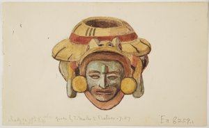 Five pages of designs and figures by Adela Breton