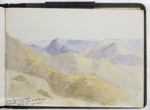 Sketchbook of watercolours, Drawings and Notes, Mexico, 1896-1898