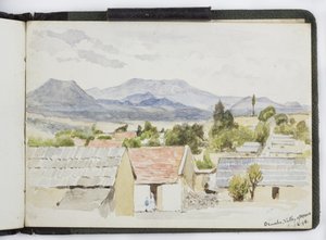 Sketchbook of watercolours, Drawings and Notes, Mexico, 1896-1898