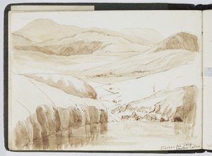 Sketchbook of watercolours, Drawings and Notes, Mexico, 1896-1898