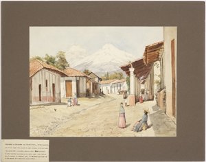 Volcano of Orizaba or Citlaltépetl - Star Mountain - Veracruz, Mexico by Adela Breton