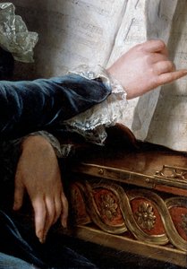 The Comtesse de Selve Making Music (detail)