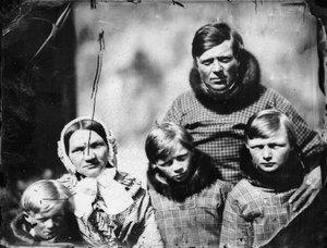 Danish Official (Hans Elberg) and Family by Admiral Edward Augustus Inglefield
