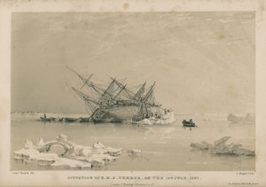 Situation of the H.M.S. Terror on the 14th July