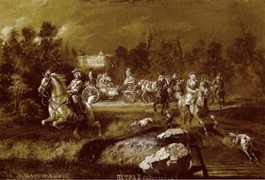 Peter II in Peterhof