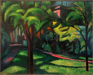 Park Landscape by Adolf Erbslöh