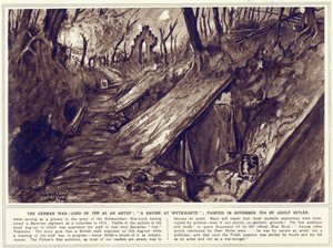 A Ravine at Wytschaete, November 1914, published in 