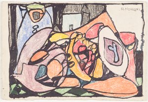 Colored Invitation Card by Adolf Holzel