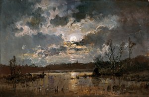 Moonlight on the Lake