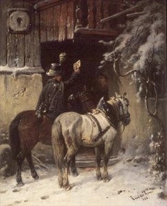 The Love Letter by Adolf van der Venne