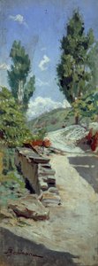 Road in hills
