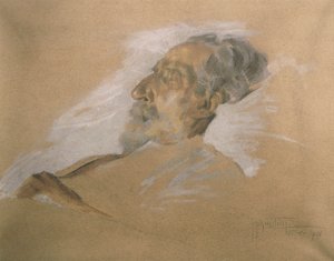 Giuseppe Verdi on his deathbed