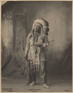 Chief American Horse, of the Oceti Sakowin Oyate by Adolph F. Muhr