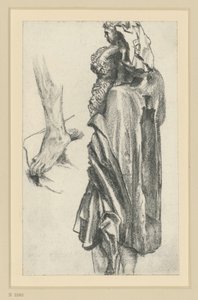 Christophorus by the Freiberg Apostle Master in Dresden by Adolph Menzel