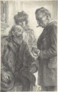 Doctor and Patient by Adolph Menzel