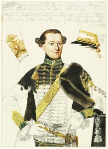 Gebhard Leberecht von Blücher. Sketch after a Painting by Adolph Menzel