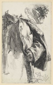 Havelock and Face Study (the latter discarded) by Adolph Menzel