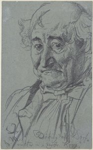 Heinrich von Kleist, The Broken Jug: The Actor Theodor Döring as Village Judge Adam by Adolph Menzel