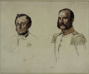 Councillor E. Dohme, Councillor Schulz. Study for the Painting 