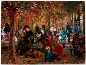 In the Jardin de Luxembourg A reminiscence of the Jardin de Luxembourg
