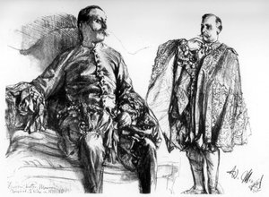 Studies of Old Dresses on Living Models, c1880-1882