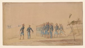 Alerted Outpost, Company A, Nashville, Tennessee by Adolph Metzner