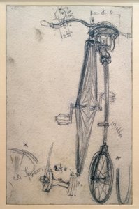 Penny-farthing, Rear View