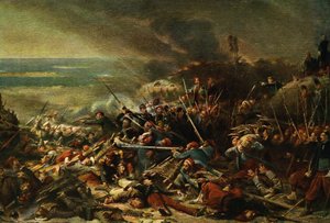 The Taking of Malakoff by Adolphe (after) Yvon