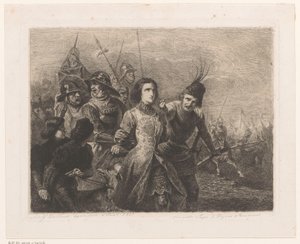 Joan of Arc Captured and Led by Soldiers